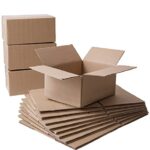 IPEA Kleine Faltkartons 25 x 18 x 12 cm für Versand, E-Commerce, Geschenke - 10 Stück - Made in Italy - Rechteckigen Mehrzweckboxen zum Verpacken von Gegenständen, Veranstaltungen, Partys - Kartons  